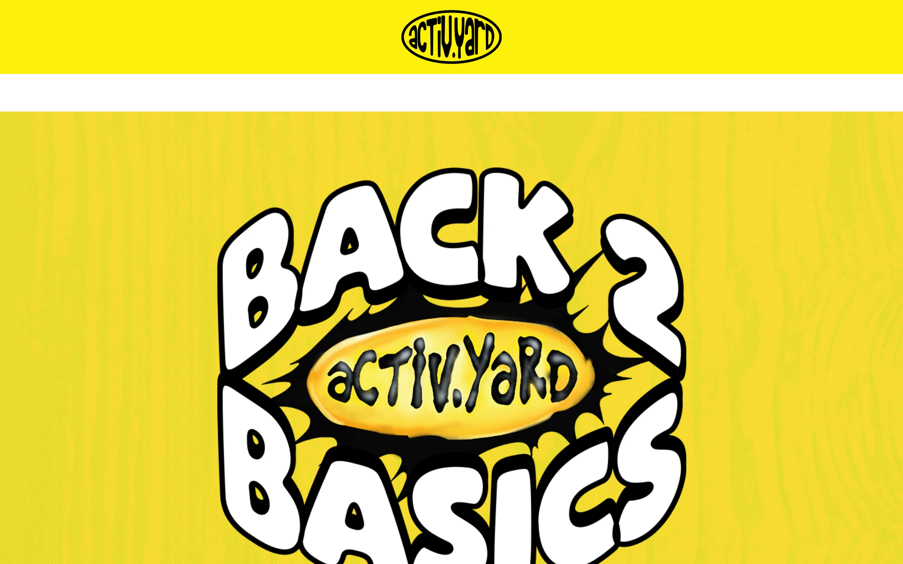 Activ Yard homepage