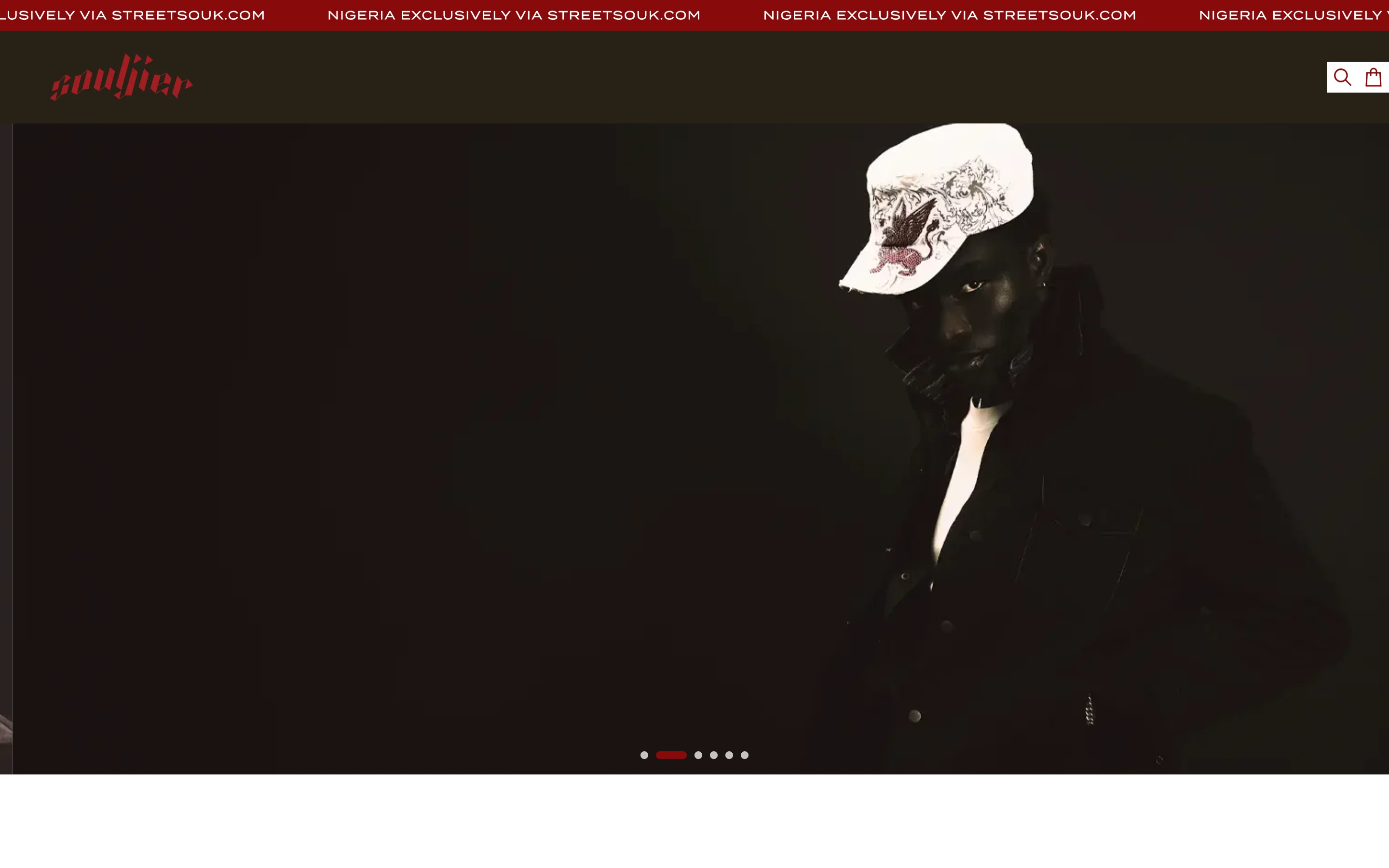 Souljier homepage